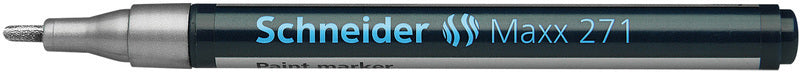 Pennarello a vernice Schneider maxx 271 1-2mm argento 10 pezzi