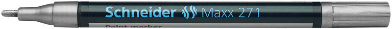 Pennarello a vernice Schneider maxx 271 1-2mm argento 10 pezzi