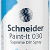 Schneider Schneider S-ML03050001 Vernice spray fai-da-te-It 030 Nero 200 ml di vernice acrilica