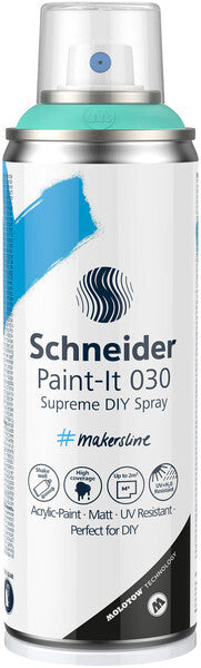 Schneider schrijfwaren schneider s-ml03050034 supreme diy spray paint-it 030 turquoise 200ml
