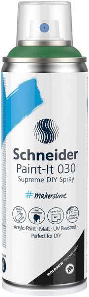 Schneider Schneider S-ML03050045 Pintura en aerosol de bricolaje-IT 030 MOS Groen 200ml