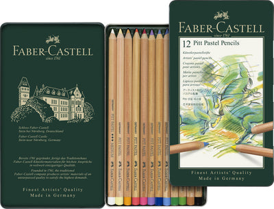 Faber Castell Faber Castell FC-11112 Penale Pastello Faber-Castell Pitt Metal Penny A 12 pezzi