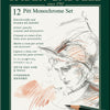 Faber Castell Faber Castell FC-11975 Pitt Monochrome Set Faber-Castell MEDIO a 12 pezzi