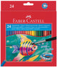 Faber Castell Faber Castell FC-11425 Aquarel Pencil Faber-Castell Penny A 24 Pieces + Brush