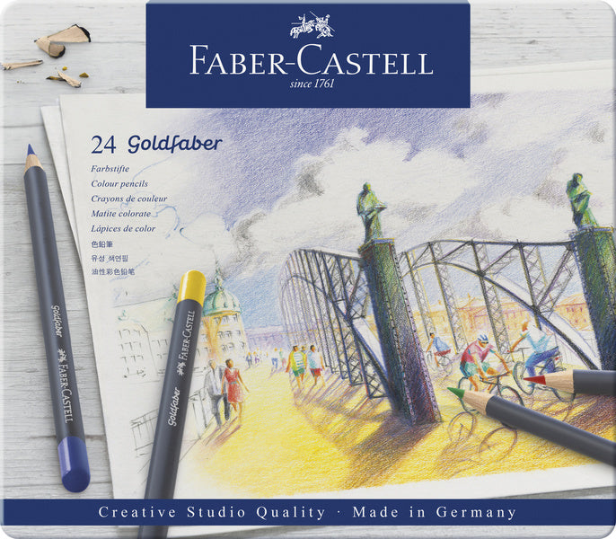 Faber Castell Faber Castell FC-114724 Down Pencil Faber-Castell Goldfaber Penny con 24 piezas