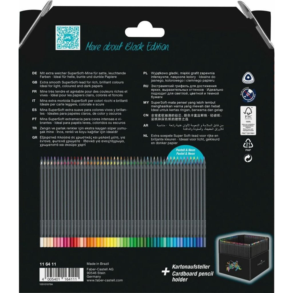 Faber Castell FC-116411 Lápiz de color negro Edición 100 piezas
