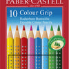 Faber castell fc-116613 kleurpotlood faber-castell grip 2001 uitgumbaar etui à 10 stuks