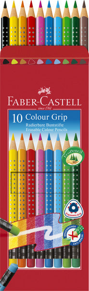 Faber Castell Faber Castell FC-116613 Pencil colorato FABER-Castell Grip 2001 Contrassegna esausta di 10 pezzi