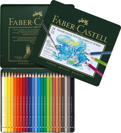 Faber Castell Faber Castell FC-117524 Aquarel Pencil Faber-Castell Albrecht Dürer Penny con 24 piezas
