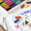 Faber Castell Faber Castell FC-128272 Pastelkrijt Case a mezza lunghezza di 72 pezzi