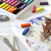 Faber Castell Faber Castell FC-128272 Pastelkrijt Case a mezza lunghezza di 72 pezzi