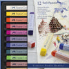 Faber castell fc-128312 pastelkrijt creative studio softpastel 12 delig etui