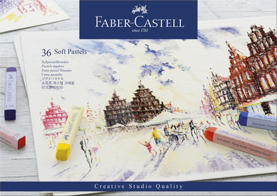 Faber Castell Faber Castell FC-1283336 Pastelkrijt Studio Softpastel 36 Party Gasol
