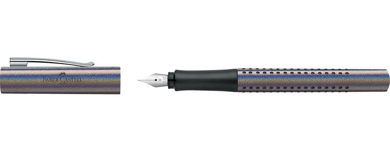Faber Castell Faber Castell FC-140842 Penna stilografica Faber-Castell Grip Glam M Silver