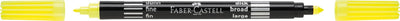 Faber castell fc-151109 viltstiften duo neon kleuren in etui 10 stuks