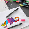 Faber castell fc-151109 viltstiften duo neon kleuren in etui 10 stuks