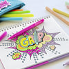Faber castell fc-155312 pennarelli con impugnatura neon e pastello 10 pezzi