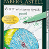 Faber Castell Faber Castell FC-167163 Marcador de cartel Faber-Castell Pitt Artista Pen Brush Endui A 6 pastel