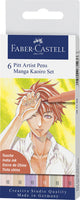 Faber Castell Faber Castell FC-167168 Sign marker Faber-Castell Pitt Artist Pen Manga 6-piece ENUI KAOIRO