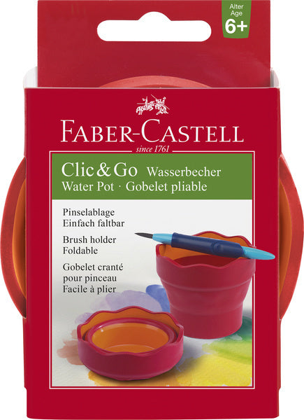 Faber Castell Faber Castell FC-181517 Watercup Clic Go Orange rosa