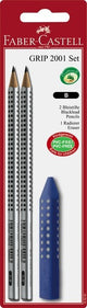 Faber Castell Faber Castell FC-185297 Pencil Grip 2001 2 pezzi con gomma