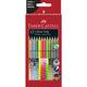 Faber-castell kleurpotloden colour grip kleurenassortiment 12 stuks