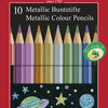 Faber castell kleurpotloden metallic faber-castell hexagonaal assortiment