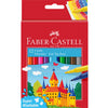 Faber castell fc-554201 viltstift 12 stuks uitwasbaar karton etui