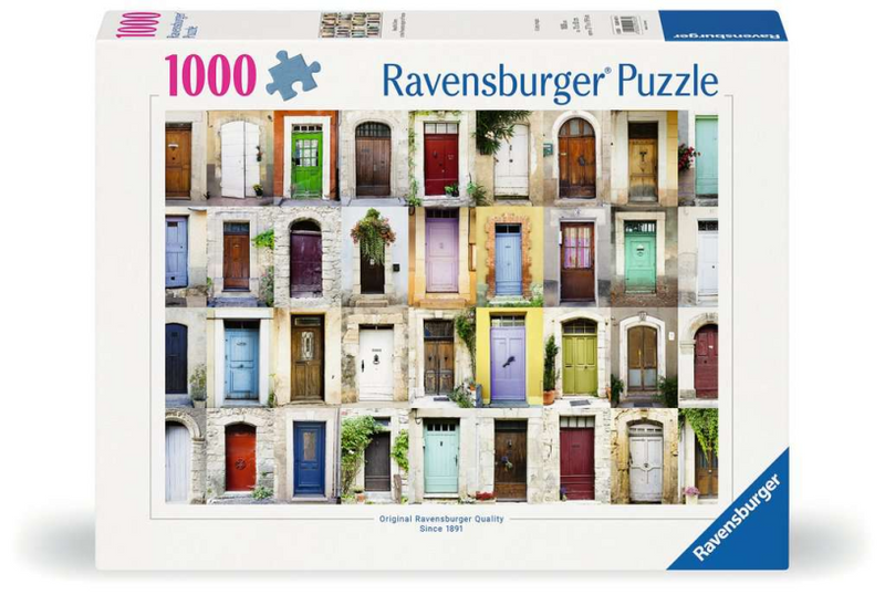 Puzzle Ravensburger bellissime porte in Provenza - 1000 pezzi.