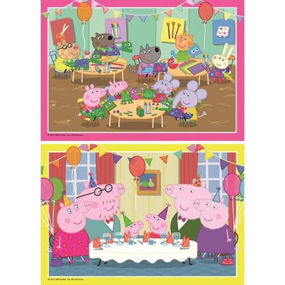 RAVENSBURGER puzzle puzzle Peppa maiale, 2x12 PC.