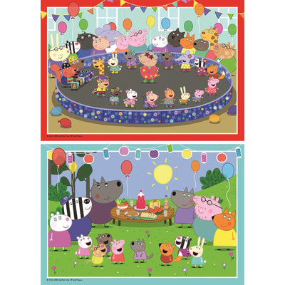 RAVENSBURGER puzzle puzzle Peppa maiale, 2x24st.