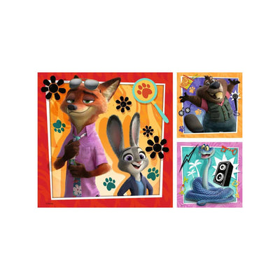 Ravensburger jigsaw puzzle zootopia 2 - 3x49pcs.