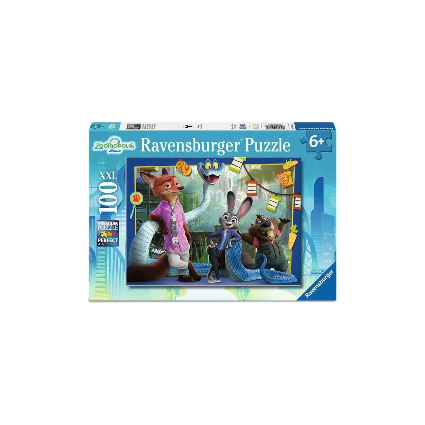 Puzzle Ravensburger Zootropolis 2 - 100 pezzi. xxl
