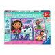 RAVENSBURGER - Gabby's Doll House che posa il puzzle 3x49st.
