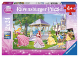 Ravensburger puzzel disney princess betoverende prinsessen - 2x24 stukjes - kinderpuzzel - afbeelding 1