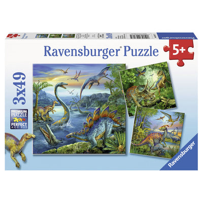 Ravensburger - Dinosaurs 3x49st.