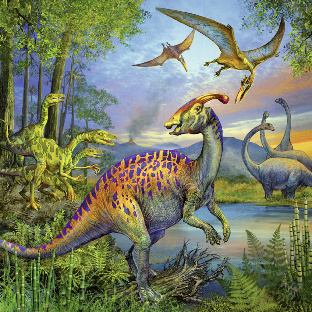 Ravensburger - Dinosaurios 3x49st.