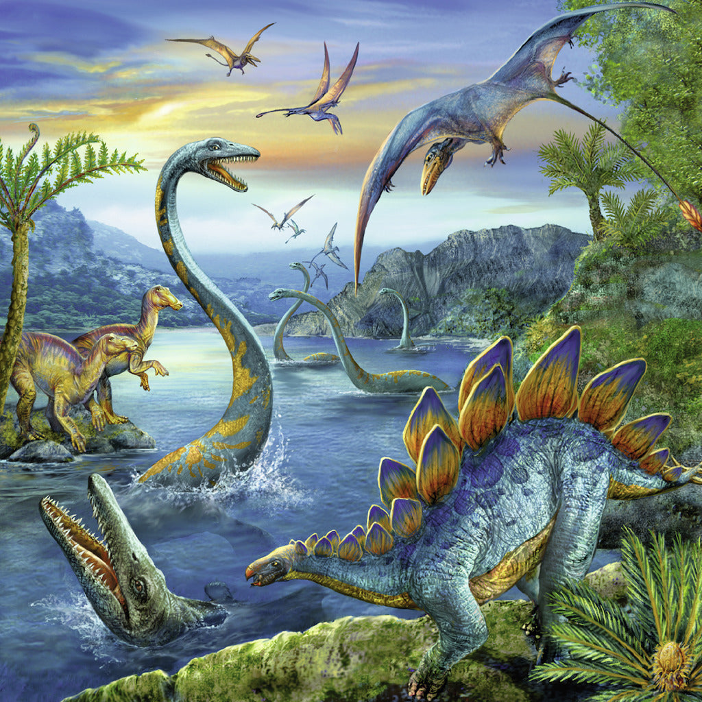 Ravensburger - Dinosaurios 3x49st.