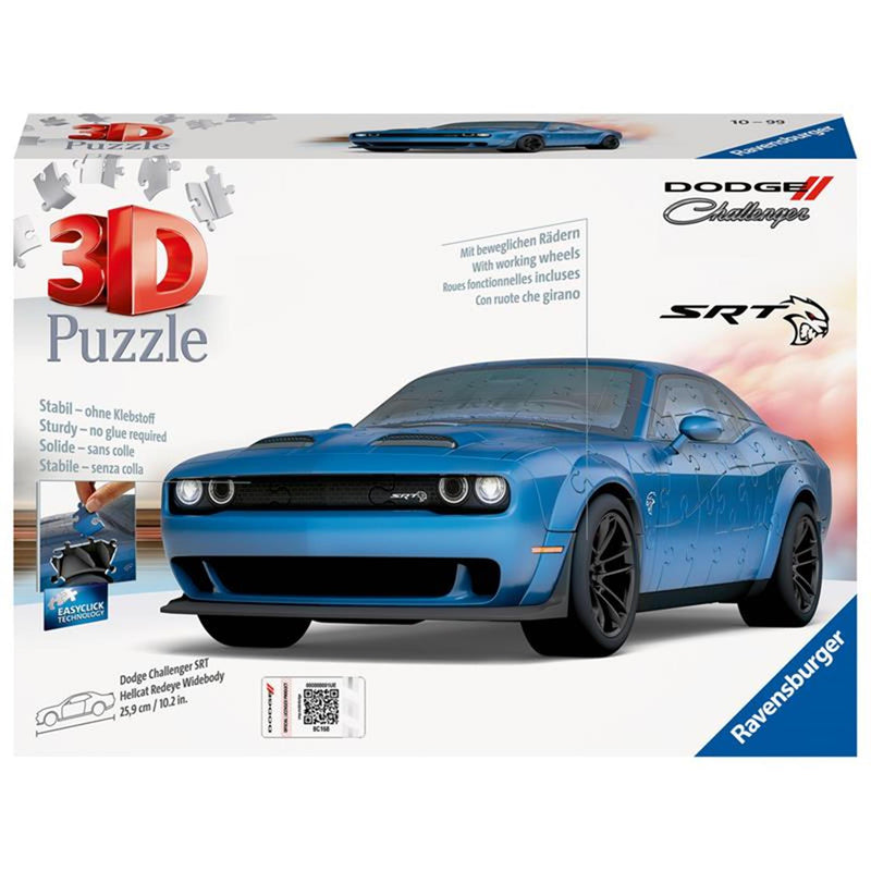 Ravensburger - 3D Puzzle - Dodge Challenger Hellcat Redeye