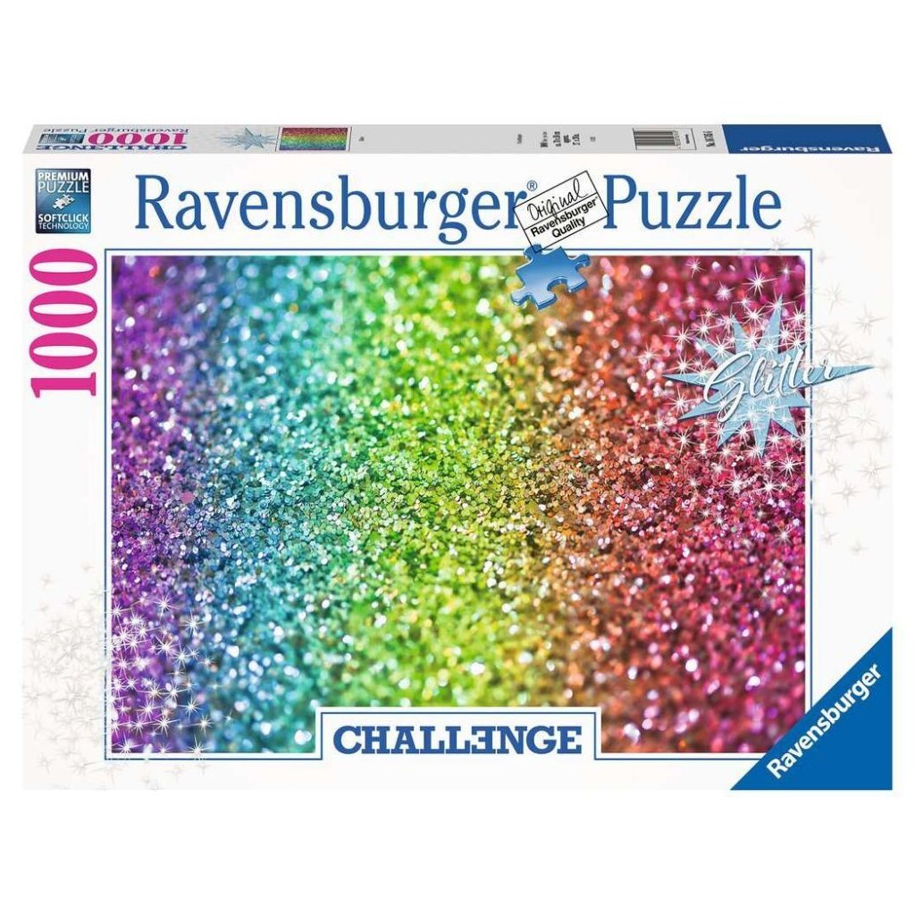 Ravensburger puzzle glitter, 1000st.