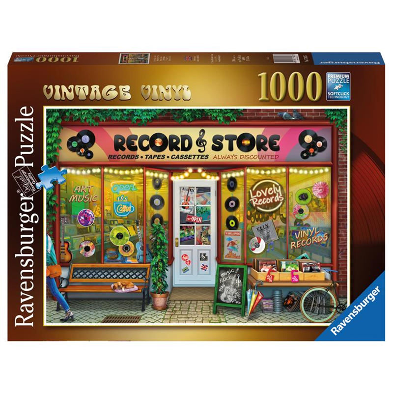 Ravensburger puzzle vintage in vinile 1000 pz