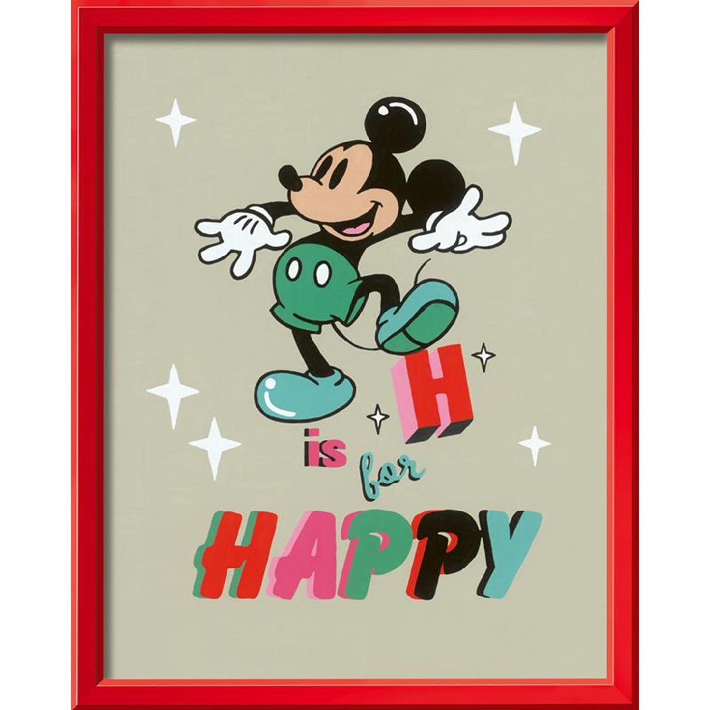 Ravensburger Creart Painting al numero H è per felice Topolino