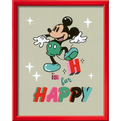 La pintura de Ravensburger Creart en el número H es para Happy Mickey Mouse