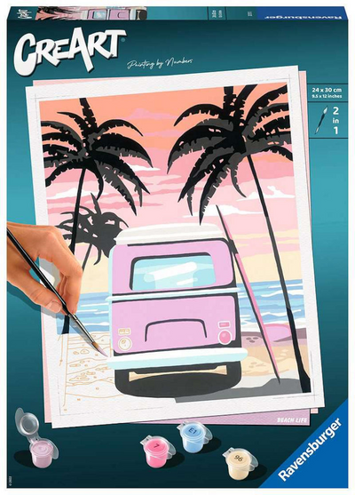 Ravensburger Creart Painting di Song Beach Life