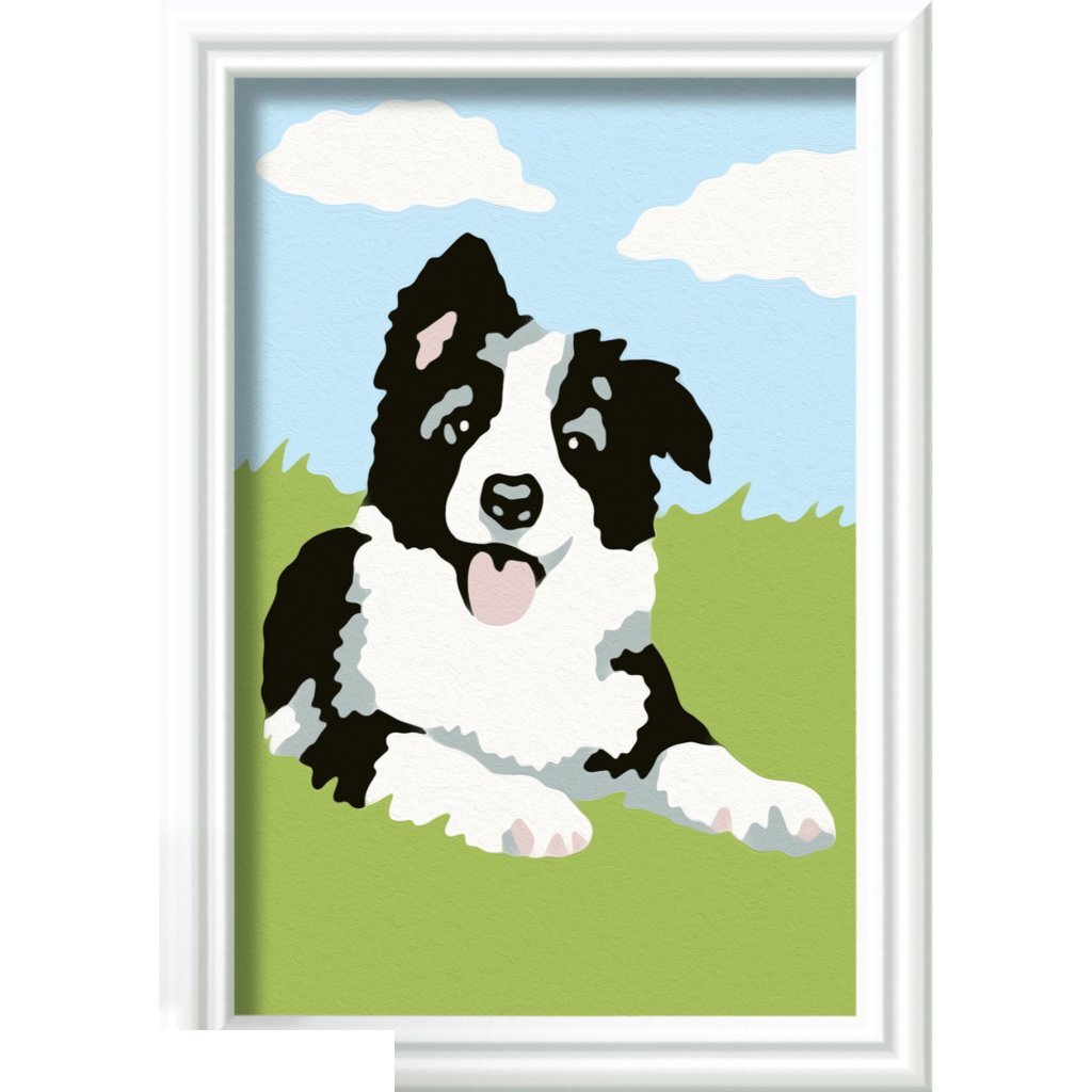 Ravensburger Pintura Creart en Número Border Collie
