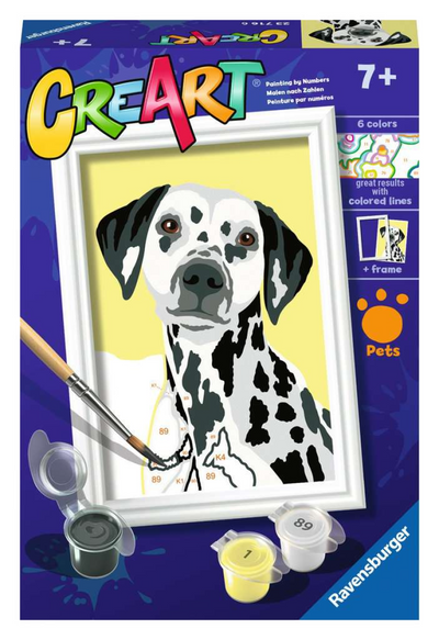 Ravensburger Creart Painting on number Dalmatier