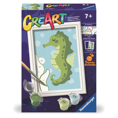 Ravensburger Creart Painting on Song Trendy Seahorse