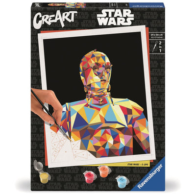 Ravensburger Creart Pintura de Number Star Wars C-3PO