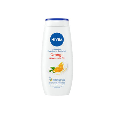 Nivea gel de ducha cuidado naranja 250ml