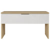 Germania Germania Schoenenbank GW-AVINO 38x92x51 cm Navarra Oak color e bianco
